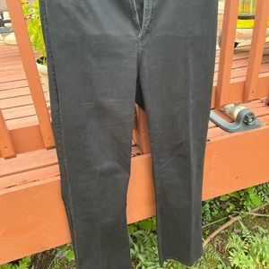 Black stretch high waisted denim Jeans